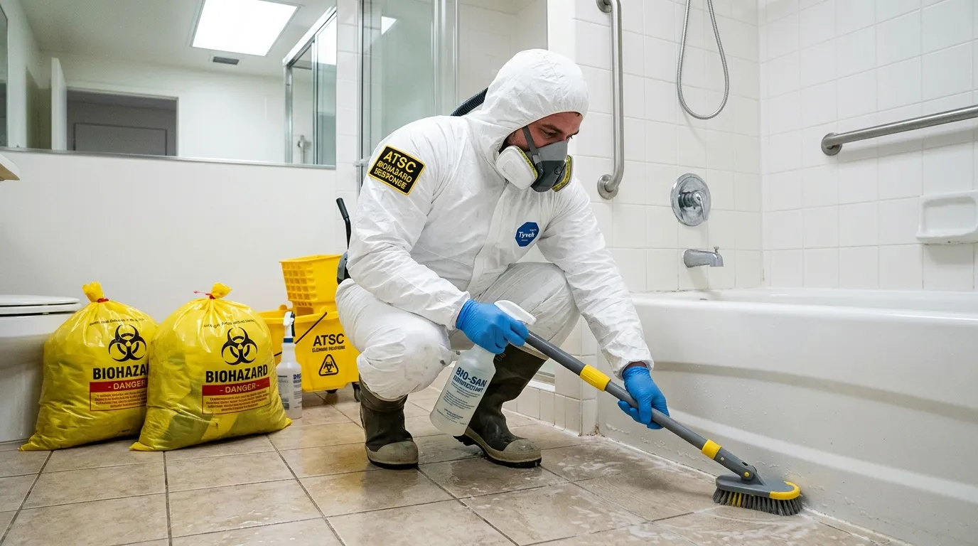 Decontamination equipment deployed for Blood Cleanup in Woodstock